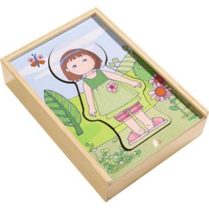Holzpuzzle von Haba, Lillis Lieblingskleider